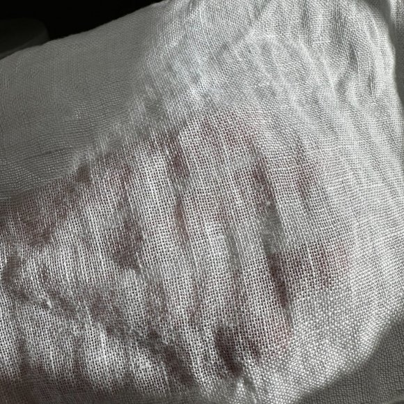 BUNDLE of 4 Restoration Hardware Sheer Belgium Linen curtain Optic White 50x84 - Picture 5 of 5